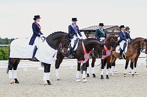 Larisa Bushina won the title of champion of Russia in dressage for the second year in a row