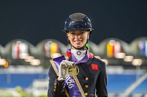 Шарлотта Фрай завоевала второе Золото Чемпионата мира по выездке